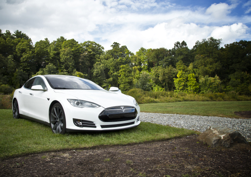 Ein Vorreiter der Elektromobilität, das Model S von Tesla